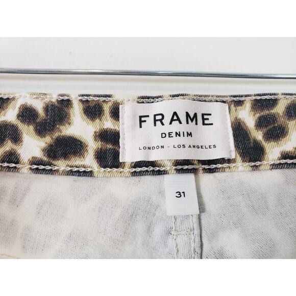 (Ma) Frame Denim Jeans Women's Size 31 Ali Cigarette Office Siren Mob Wife - Picture 8 of 11